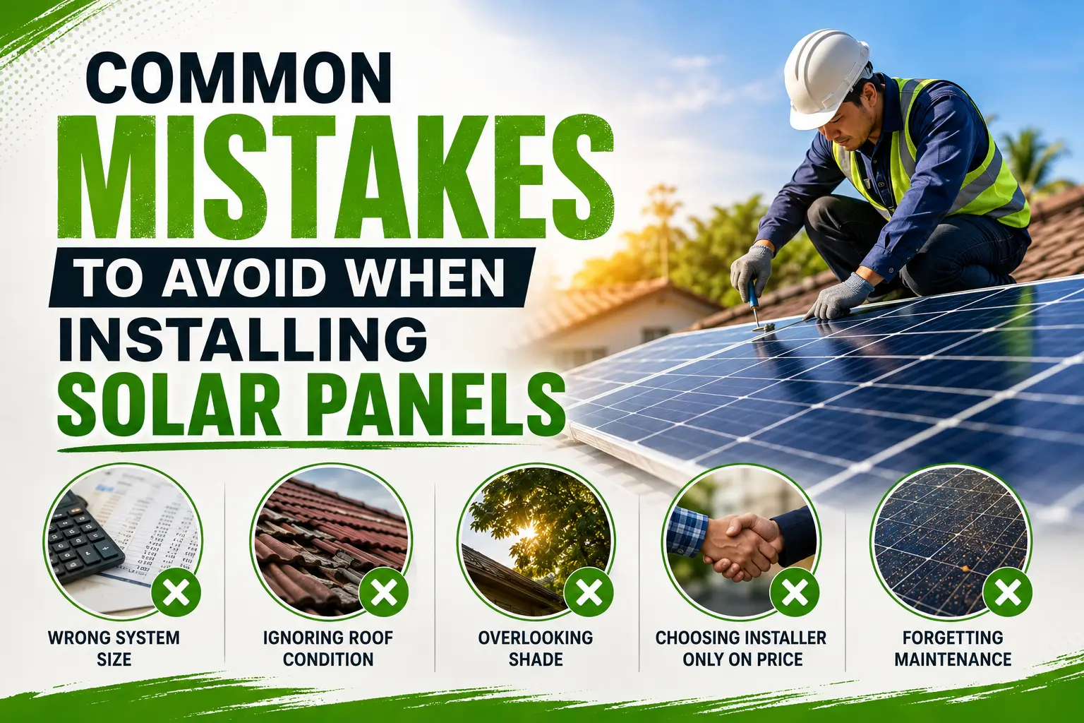 Mistakes to Avoid When Installing Solar Panels